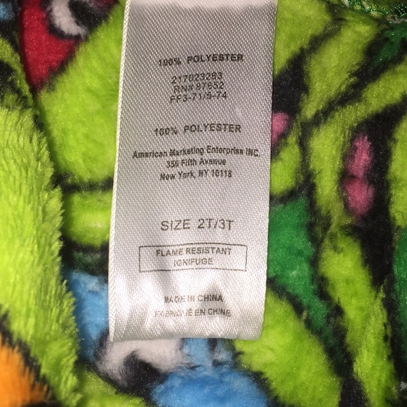 ❌SOLD❌ Nickelodeon TeenageMutantNinja Turtle Classic Robe - Picture 7 of 7